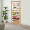 6-Layer Ladder Shelf Bookshelf Bookcase Adjustable Shelves Plant Storage Home