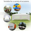 Outsunny 6m x 3m Garden Gazebo Marquee Canopy Party Tent Canopy Patio White