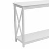 Console Table Side End Table Shelf Storage Bedroom Desk Hallway Furniture White