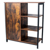 Storage Cabinet Cupboard Multipurpose Cabinet 3 Black