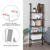 5-Tier Ladder Shelf Bookshelf Wall Mounted Storage Organizer Plant Display Rack