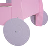 Kids Wooden Princess Carriage Pink Bed 3ft Single Mid Sleeper for Girls