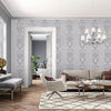 Luxury Gold Ornate Flower Damask Textured Wall Paper Sticker Wallpaper Film Roll