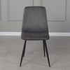 Glass Dining Table and 2 / 4 Grey Chairs Optional Lounge Office Home Furniture