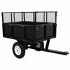 vidaXL Tipping Trailer for Lawn Mower 300 kg Load GHB