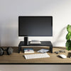 Monitor Stand Black TV Laptop Computer Riser Desktop Home Office Keyboard Shelf