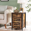 Industrial Storage Cabinet Sofa Side Table End Table Bedroom Nightstand W/Drawer