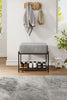 Shoe Bench Shoes Storage Rack Organiser Cushion Padded Seat Hallway Foot Stool