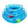 Pet Cat Kitten Toy Track Ball Tower Board Interactive Training Catch Toys uk
