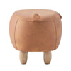 Upholstered Animal Shaped Ottoman Ride-on Footrest Stool Rest Seat TOY Kids New