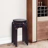Set of 4 Stackable Dining Stools Bentwood Round Chairs Kitchen Breakfast Seating