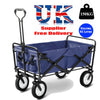 Foldable Garden Cart Pull Wagon Hand Transport Cart Collapsible Trolley NS