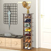 7-Tier Shoe Storage Rack Freestanding Organizer Stand Bathroom Dispaly Shelf