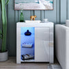 Display Cabinet Cupboard High Gloss Door FREE LED - Home Living Room Furniture