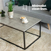 Coffee Side End Table Sofa Living Room Wooden Metal Bedside Furniture Round Tea