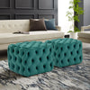 Square/Round Coffee Table Chesterfield Footstool Pouffe Upholstered Bench Seats