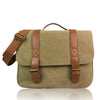 Canvas Laptop Notepad Crossbody Large Messenger Bag Satchel Womens Mens Unisex