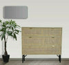 Stunning Rattan 3 Drawer Chest Sideboard Cabinet Desk Table NEW 2022 Viola Wood