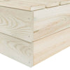 8 Piece Garden Pallet Set Impregnated Spruce Wood Y6Z3