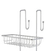 Chrome Hanging Over Door Bathroom Shower Caddy 3 Tier Storage Basket Organizer