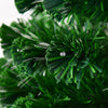 5FT Fiber Optic Christmas Tree Green Xmas Tree 8 Mode Changing Lights Decoration