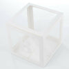 4pcs Baby Box Decoration Transparent Cardboard Gift Balloon Boxes Girl Boy Party