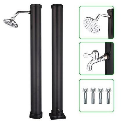 20L Portable Outdoor Shower Column Swimming Pool Bathing Beach Floor Standing