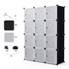 ONPNO Portable Wardrobe 12 Cube Storage Organizer Unit,Modular Cabinet Storage