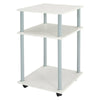 3 Tier Printer Stand File Books Storage Display Shelf Mobile Cabinet Office Cart