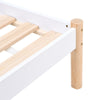 3ft Single Size Wooden Bed Frame Kids Bed with 2 Storage Drawers Cloud Headboard