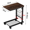 End Table Coffee Snack Sofa Side Table Storage for LivingRoom/Bed