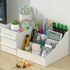 Jewelry Container Case Cosmetic Desktop Storage Box Makeup Drawers Organizer Box