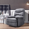 High Back Velvet Tub Armchair Leather Recliner Padded Lounge Chair Sleeping Sofa