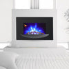 1800W Electric Fire Fireplace w/ LED Flame Effect Timer Remote Home Wall Heater