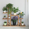 Wood Plant Stand Cute Plant Holder Organizer Shelf Window Corner Balcony Hallway