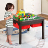 3-in-1 Kids Multi Activity Table with Storage Drawers Play & Build Tabletop
