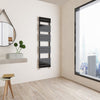 Bathroom Radiator Heated Flat Panel Straight White Black Anthracite Chrome