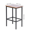 INDUSTRIAL Bar Stools Rustic Metal Breakfast Dining Seat Vintage Tall Chair Set