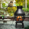 Patio Fire Pit Chimenea Fireplace Wood/Coal Burning Heater Fire Pit Heavy Duty