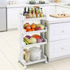 Slide out Kitchen Trolley Rack Holder Corner Storage Vegetable Fruit Organiser