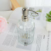 450ml Lotion Liquid Soap Dispenser Bathroom Kitchen Sink Accessory Glass Vintage