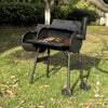 Barbecue Grill Charcoal BBQ Grill Trolley w/ Wheel Portable Garden Camping Party