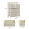 Fabric Chest of 2/3/4/5/7/8 Drawers Cabinet Bedside Table Organiser Storage Unit