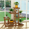 Anticorrosion Wooden Plant Flower Stand Pot Bonsai Display Rack Thickened Frame