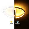 Modern LED Ceiling Light Half Ring Panel Down Lights Bathroom Kitchen Bedroom GB