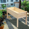 Wood Raised Flower Beds Outdoor Vegetable Planter Pot Garden Bed Flower Displays