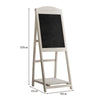 Foldable Vintage Chalkboard Wooden Easel Message Board A-frame Easel Blackboard