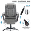 Massage Office Chair Computer Gaming Seat Swivel Recliner Chair With Footrest