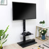 Large 32''-65" Swivel Floor TV Stand Base with Shelves Cable office Meeting Show