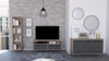 Sideboard Cupboard Cabinet With 3 Doors In Grey Oak Effect Living Room Storage
